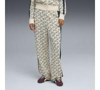 PUMA Pantalon de survêtement droit à imprimé intégral T7 Femme, Accessoires, Blanc, M M