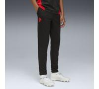 PUMA Pantalon d'entraînement AC Milan Enfant et Adolescent, Vêtements, Noir/Rouge, 7-8Y 7-8Y