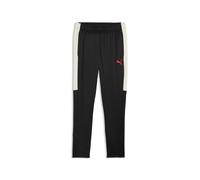 PUMA Pantalon d'entraînement individualLIGA Homme S, Black Ultra Red Sugared Almond Beige