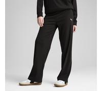 Vêtements Puma ESS ELEVATED High-Waist Straight Leg Rib Pant pour Accessoires XS Noir