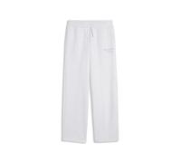 PUMA Pantalon Droit en Polaire Class Enfant et Adolescent 128, White Glow Heather