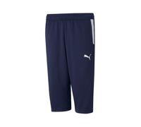 PUMA Pantalon fonctionnel bleu marine / blanc, Taille 164