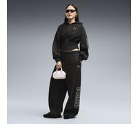 PUMA Pantalon oversize ample Street Glam Bedazzled Femme, Accessoires, Noir, M M