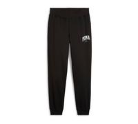 PUMA Pantalon 'Squad' noir / blanc, Taille 31-32