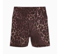 PUMA Pantaloncino TAD Essential Spot Chocolat Marron Femme Léopard 528513 13