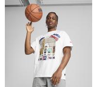 PUMA Paris Pardon My French Tee Men, Vêtements, Blanc, M M
