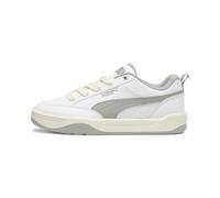 PUMA Park Lifestyle Mixte Sneaker, Puma White Smokey Gray Sugared Almond, 44.5 EU