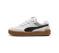PUMA Park Lifestyle SK8 JR Sneaker, White Black-Feather Gray, 38 EU