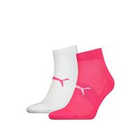 Puma Performance Train Light Quarter 2P Chaussettes de Sport, Blanc (Pink/White 094), 43/46 (Taille Fabricant:043) (Lot de 2) Homme