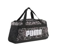 PUMA Petit Sac de Sport à Motif intégral Challenger (35 L) OneSize, Mouse Gray Buttercream Leopard AOP Beige Yellow