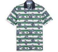 Puma Pique Garden Polo Shirt Mens Vert/Marine S Male