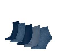 PUMA Plain Quarter, Bleu Jeans, 47/49 EU (Lot de 5) Mixte
