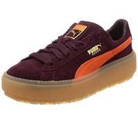PUMA Platform Trace Block Femme Baskets Mode Bordeaux