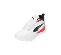 PUMA Playmaker Pro Lo Plus Chaussures de Sport Unisexe pour Adultes, Puma Blanc pour Tous Les Temps, 42.5 EU