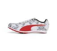 PUMA Pointes d'athlétisme evoSPEED Star 8, Chaussures, Noir/Blanc/Rouge, 44.5 44.5