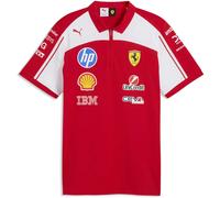 Puma Polo Scuderia Ferrari F1 2026 Team - Rouge - Homme - Taille XS