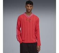 PUMA Polo à manches longues T7 Homme, Vêtements, Rouge, S S