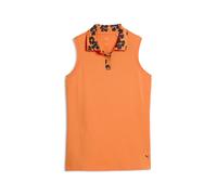 PUMA Polo de golf sans manches Modalon Femme, Vêtements, Orange, XS XS