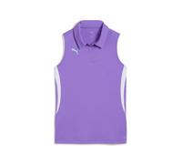 PUMA Polo de padel Individual Femme, Vêtements, Violet Glimmer/Aquatic/Blanc, XS XS