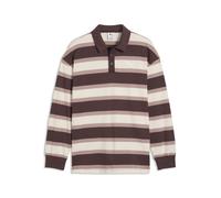 PUMA Polo de rugby à manches longues Wardrobe Essentials Homme, Accessoires, Blanc, M M