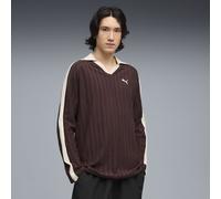 PUMA Polo décontracté à manches longues T7 Femme, Vêtements, Marron, S S