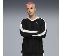 PUMA Polo décontracté à manches longues T7 Femme, Vêtements, Noir, S S