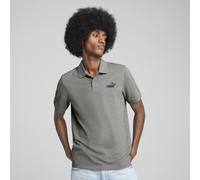 PUMA ESS No. 1 Logo Pique Polo, Polos Homme, Medium Gray Heather,