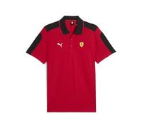 Polo Puma Scuderia Ferrari Race MT7 manches courtes rouge noir - L