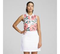 PUMA Polo sans manches MATTR Beautiful Game Femme, Vêtements, Blanc Glow/Peach Frost, M M