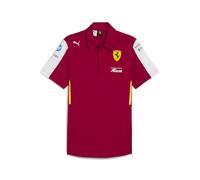 PUMA Polo Scuderia Ferrari LMH Homme, Vêtements, Dark Cherry, S S