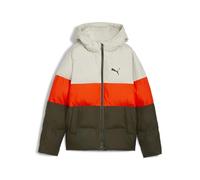 PUMA Poly Hooded Puffer Jacket, Polyballe Unisexe, Dark Olive, 104-626502