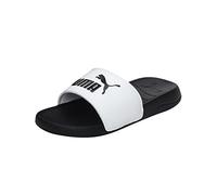 PUMA Popcat 20 Jr, Sandale Glissante Mixte, White Black, 37 EU