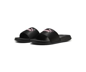 PUMA Popcat 20 Satin Princess Slide Sandale Femme, Puma Noir Rose Poised, 35.5 EU