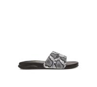 PUMA Femme Popcat 20 Snake Chic Sandale Glissante, Black Silver, 38 EU