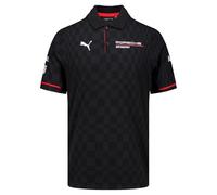 PUMA Porsche Motorsport Polo d'équipe pour Homme - Noir - Taille : M