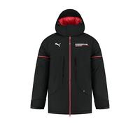 PUMA Porsche Motorsport Veste d'hiver d'équipe pour homme avec corps, manches et capuche rembourrés - Noir - Taille : L