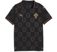 PUMA Maillot édition spéciale Eusébio 25/26 Portugal Enfant et Adolescent, Vêtements, Noir, 9-10Y 9-10Y