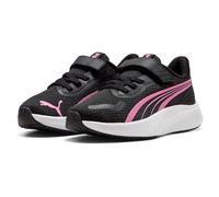 PUMA Pounce Lite AC+ PS Sneaker, Black-Posie Pink White, 30 EU