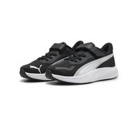 PUMA Pounce Lite AC+ PS Sneaker, Black White Silver, 23 EU