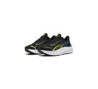 PUMA Pounce Lite Jr Chaussures Indoor Enfants 401512 11 Noir-Lime Saphir
