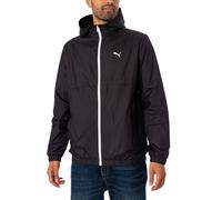 Puma Pour des hommes Veste coupe-vent unie, Noir