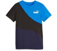 PUMA Power Cat Tee B Chemise Garçon, Bleu Marine, 164