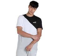 PUMA Power Cat Tee Gris Clair chiné