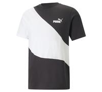 PUMA Power Cat Tee Homme, Noir, L