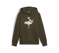PUMA Power Graphic Hoodie FL B, Transpirer Garçons, Dark Olive, 681859