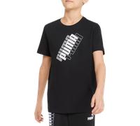 Puma Power logo t-shirt kids Tee-shirt 140 Noir