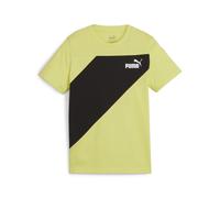 Puma Power Short Sleeve T-shirt Jaune 9-10 Years Enfants