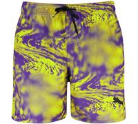 Puma Printed Woven Swim Shorts Violet Pourpre S Male