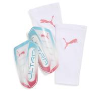 PUMA Protège-Tibias de Football Ultra Flex RE-Charge L, Sunset Pink Hero Blue White