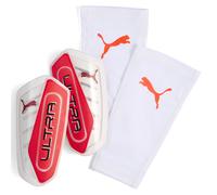 PUMA Protège-tibias de football ULTRA Flex Sleeve, Accessoires, Blanc, M M
